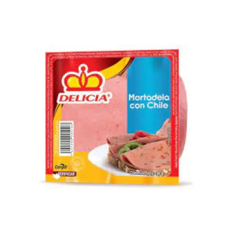 Mortadela C/Chile Delicia Pqt 198gr