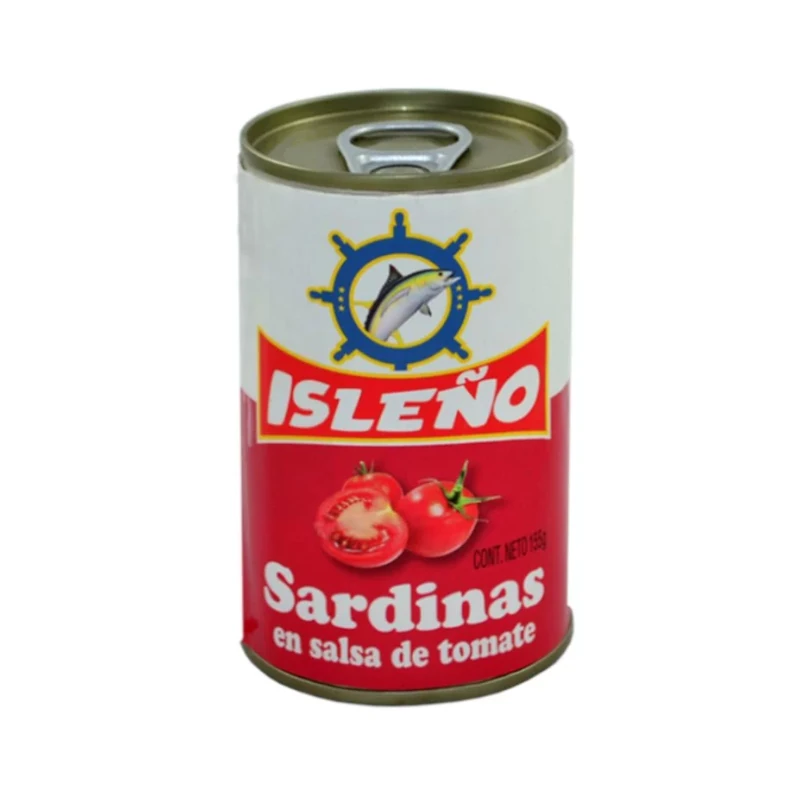 Sardina En Salsa De Tomate Isleño 155 Gr
