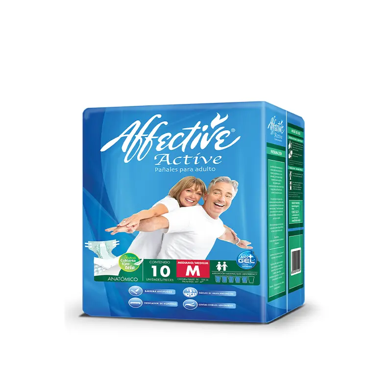 Pañal P/Adulto Affective M Pqt10