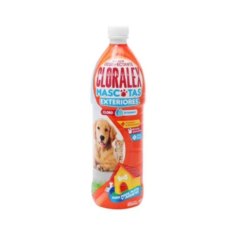 Desinfectante Cloralex Mascotas Exteriores 950Ml