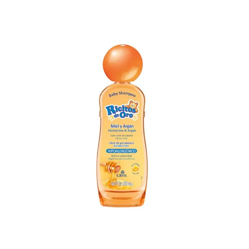 Shampoo P/Bebe Ricitos De Oro Miel y Argan 250 Ml