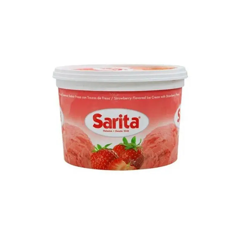 Helado Fresa 1/2 Galon Sarita