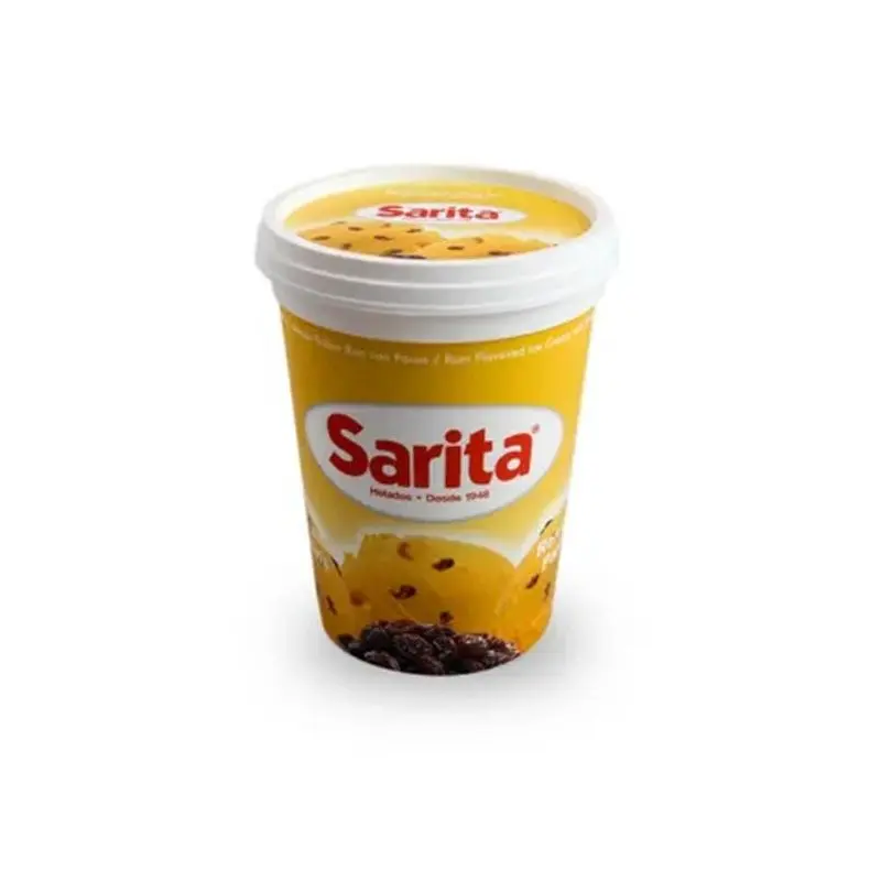 Helado Ron Con Pasas 1/2 Litro Sarita