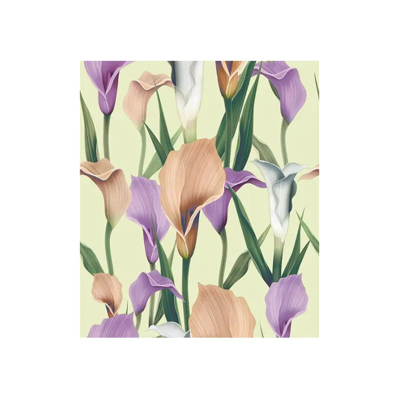 Papel Tapiz Diseño Flores 45cmx20m Genial