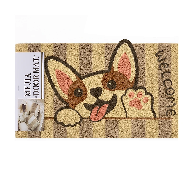 Alfombra Para Puerta 38X58Cm Perro