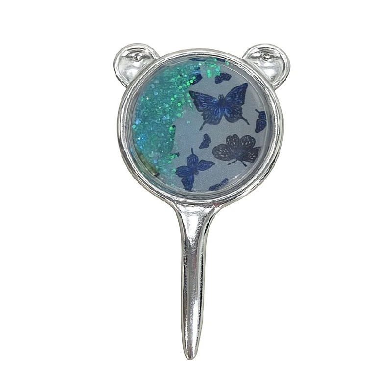 Espejo De Bolsillo Escarchado