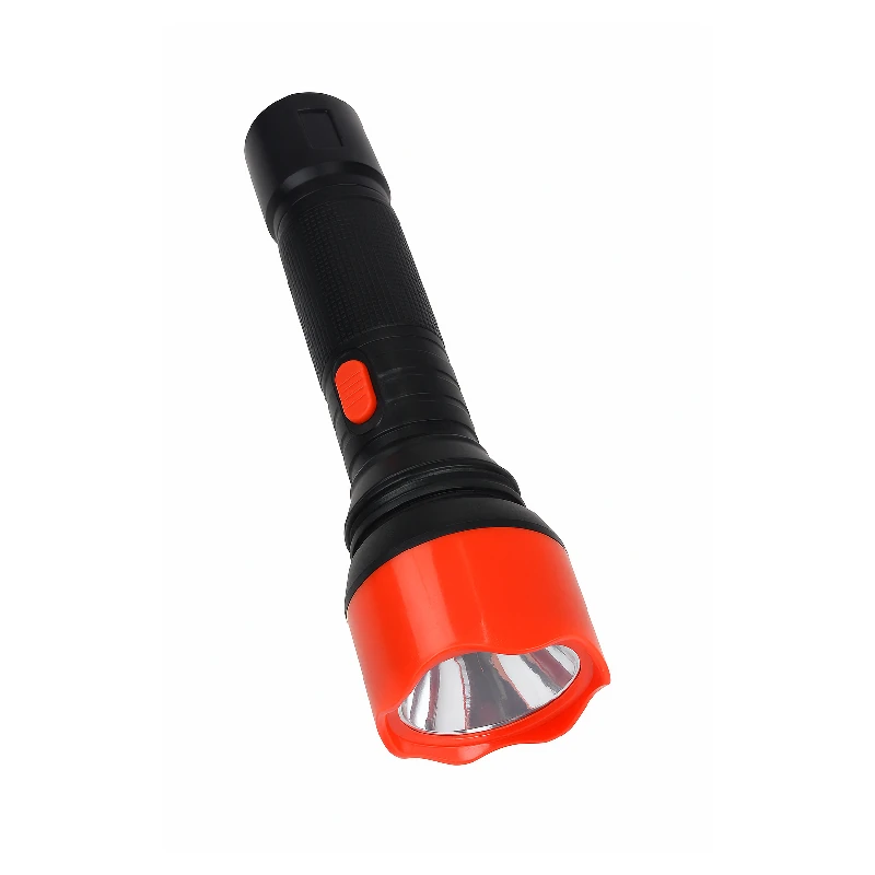 Linterna Recargable Led 110V Neg/Naranja