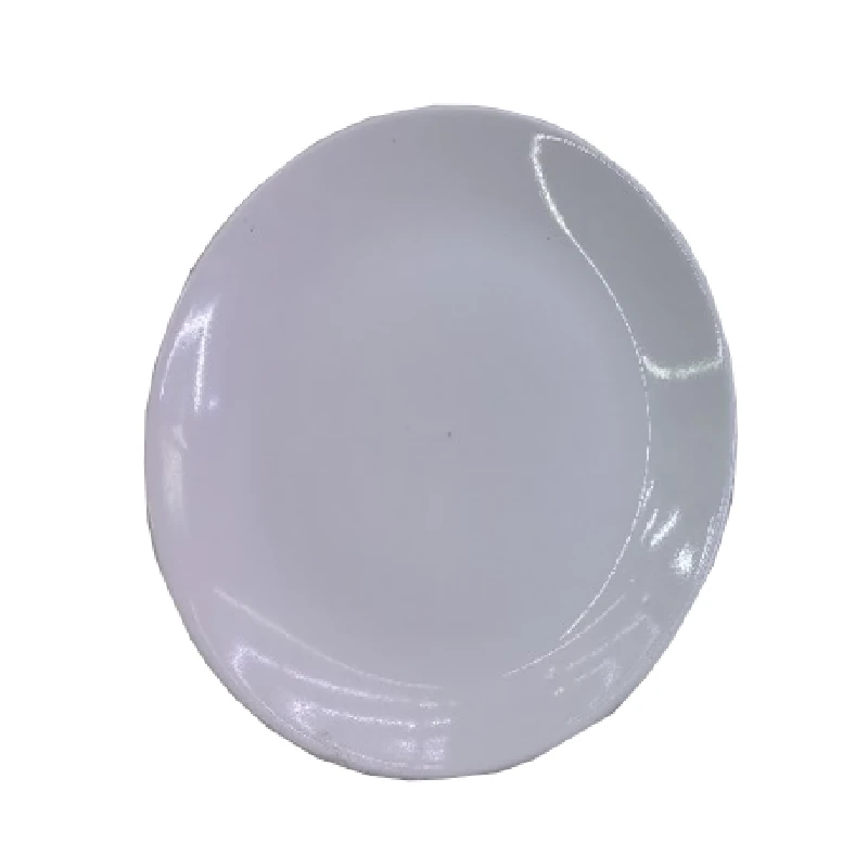 Plato Ceramica 26 Pulg Blanco