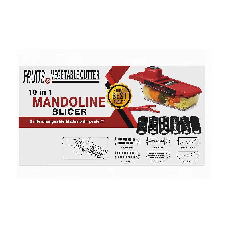 Rallador Con Recipiente Plastico 10 En 1