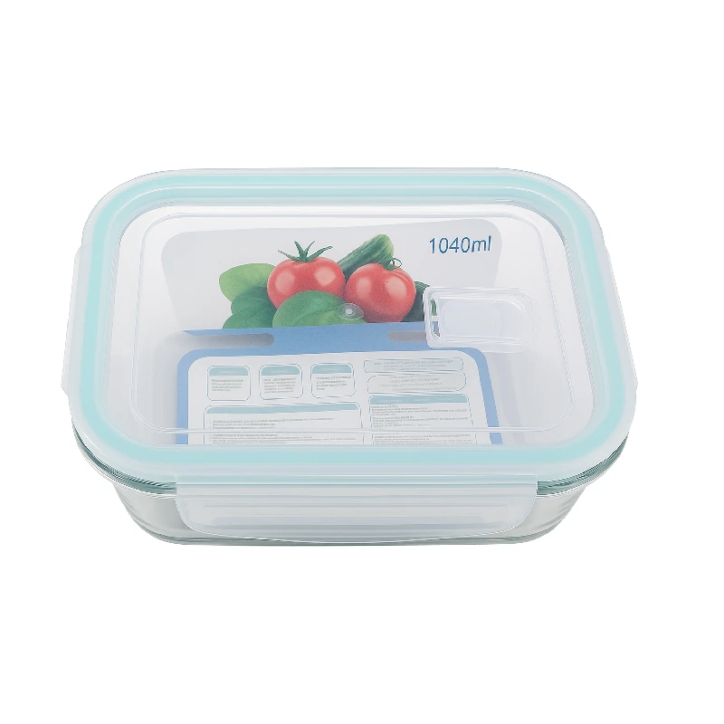Recipiente Plastico Con Tapa 1040Ml