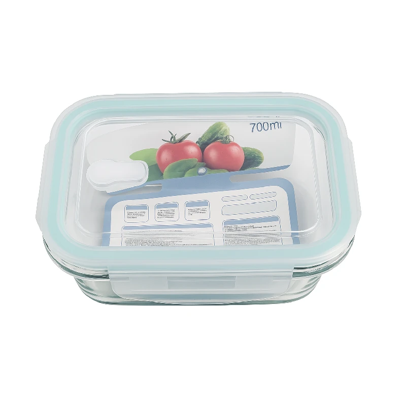 Recipiente Plastico Con Tapa 700Ml