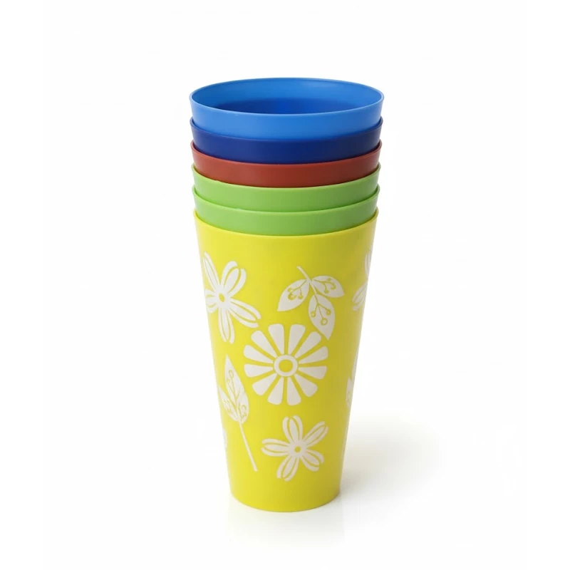 Vaso Plastico Surtido 4Pzs