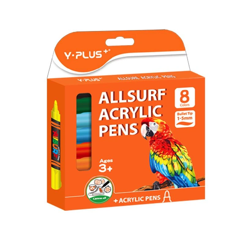 Marcador Acrilico Y-Plus Colores8 Allsurf
