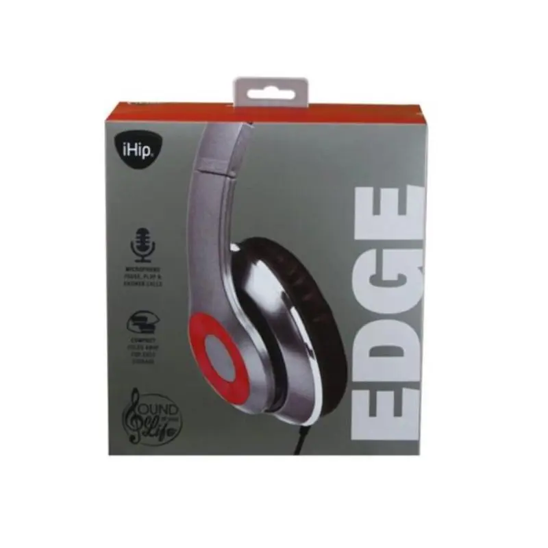 Audifono Ihip Edge Con Microfono 3.5Mm Plata Bb815
