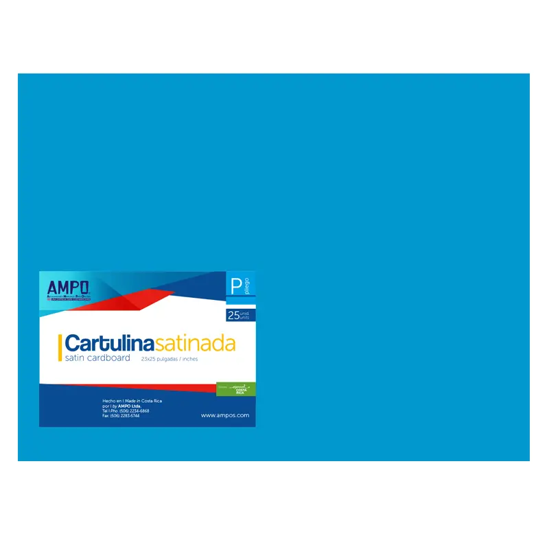 Cartulina Lustre Celeste 58X63Cm