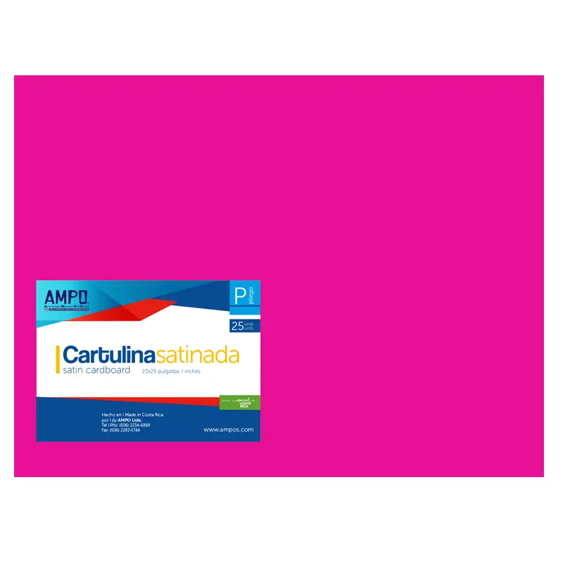 Cartulina Lustre Fucsia 58X63Cm