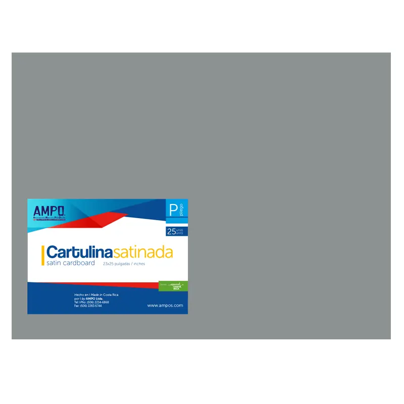 Cartulina Lustre Plata 58X63Cm