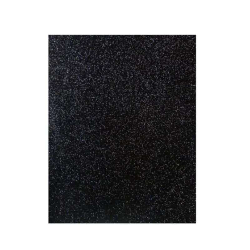 Foamy Pliego Escarchada Negro Paquete10 50X70Cm
