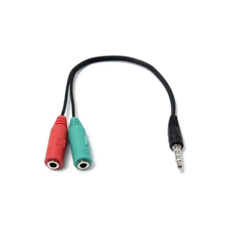Cable De Audio Con Plug 3.5mm Tipo Macho A Hembra Dual Mic  Imexx