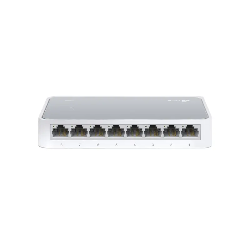 Switch 8 Puertos 10/100 Mbps  Tp-Link P/Escritorio Tl-Sf1008d