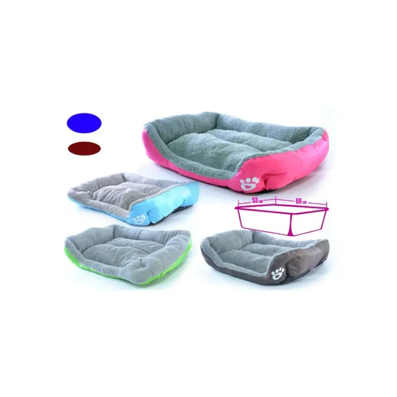 Cama Felpa Para Mascota 62X50Cm