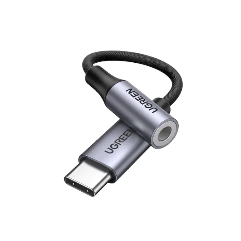 Adaptador Audio Usb-C 3.5Mm Gris Av161 Ugreen