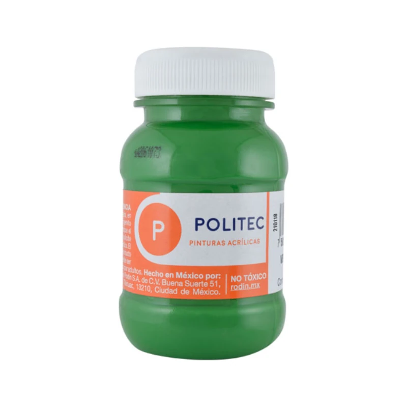 Pintura Acrilica 100 Ml Verde Oro 330 Politec