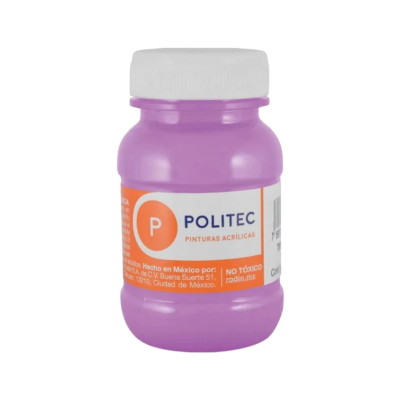 Pintura Acrilica 100 Ml Violeta Claro 311 Politec