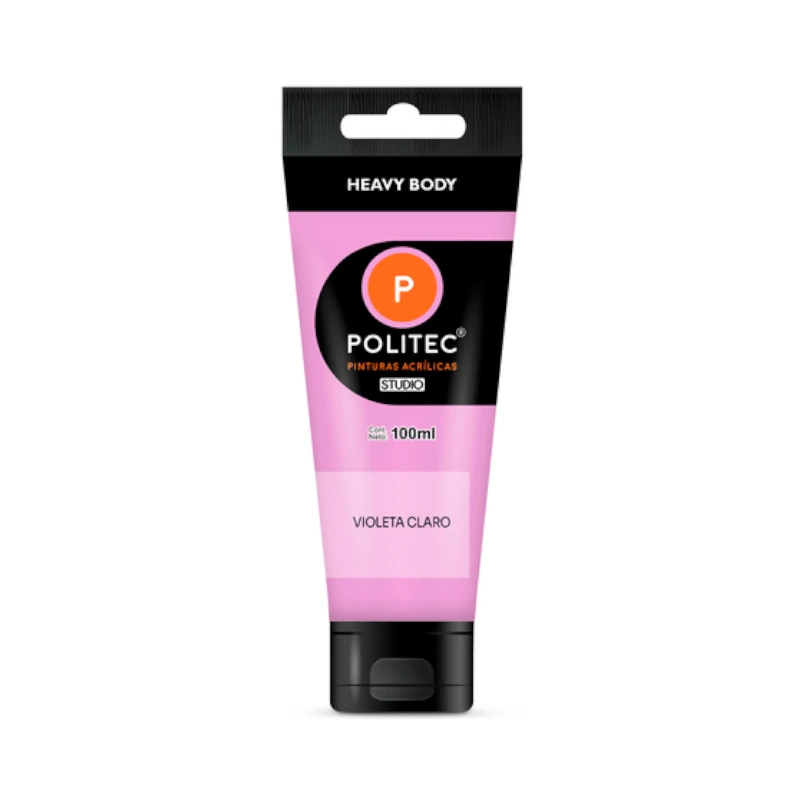 Pintura Acrilica L-3000 100Ml Morado Claro Politec