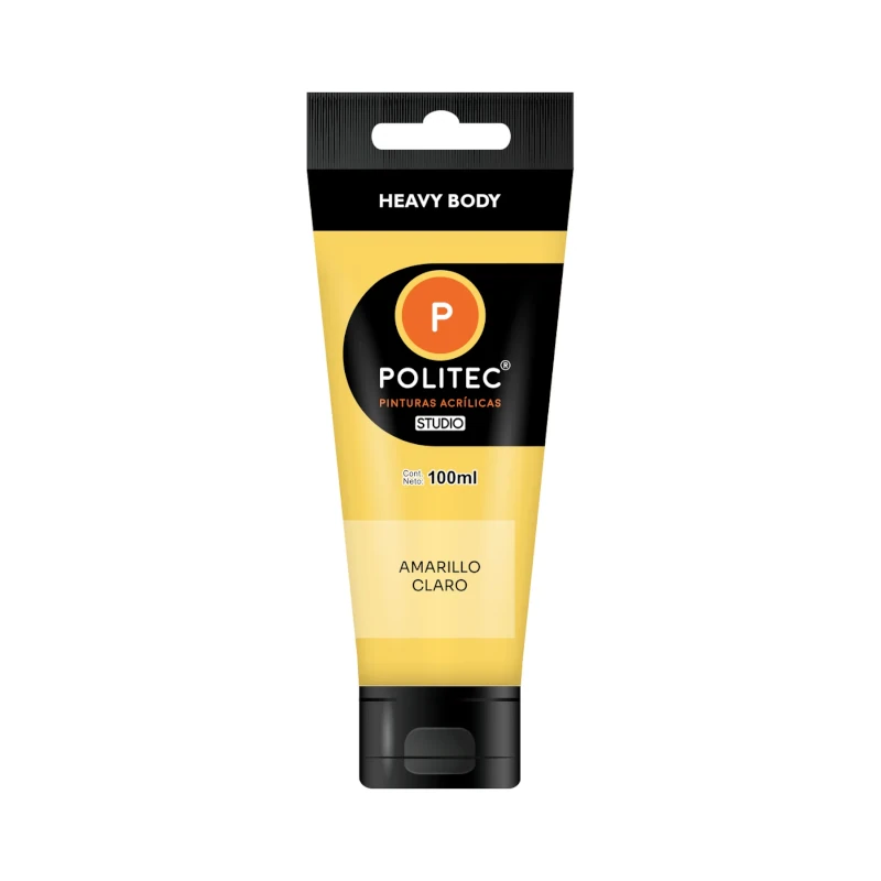 Pintura Acrilica L-3000 100Ml Amarillo Claro Politec
