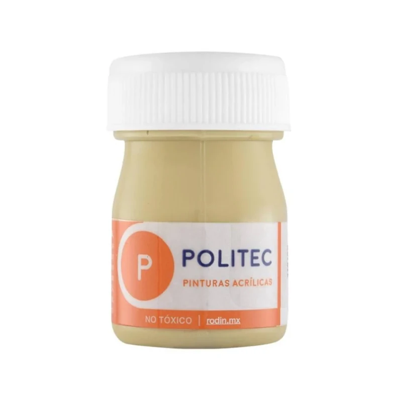 Pintura Acrilica 20 Ml Crema Politec