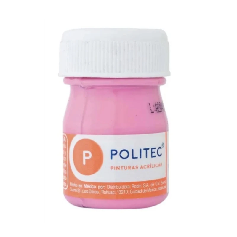 Pintura Acrilica 20 Ml Fucsia Politec
