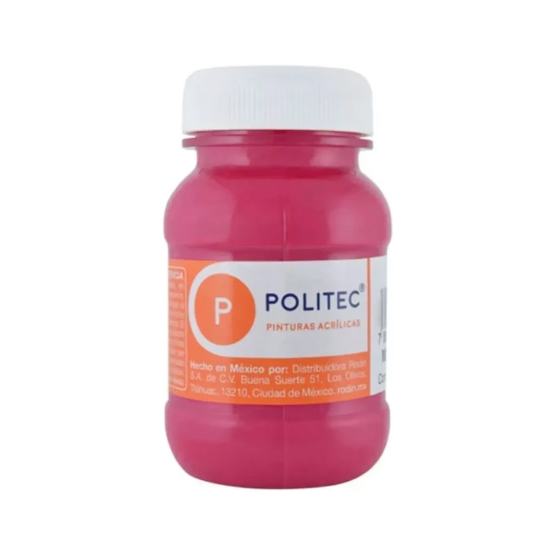 Pintura Acrilica 100 Ml Coral Politec