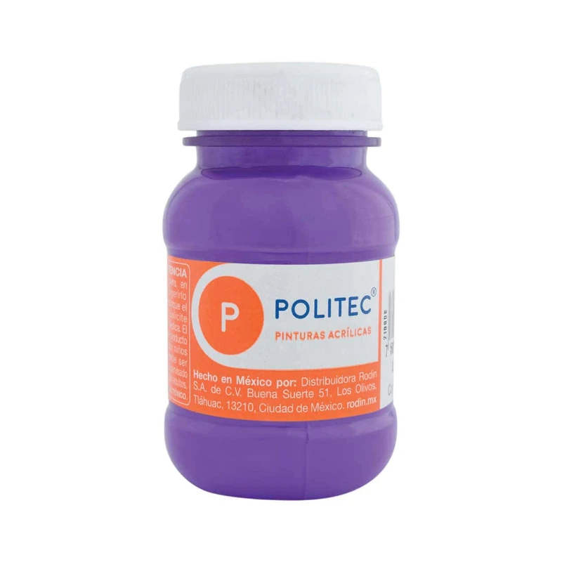 Pintura Acrilica 100Ml Lavanda Politec