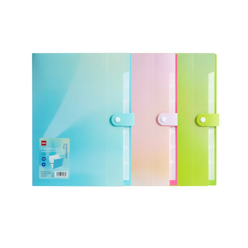 Acordeon Plast A4 C/Broche Surt 8 Div Deli