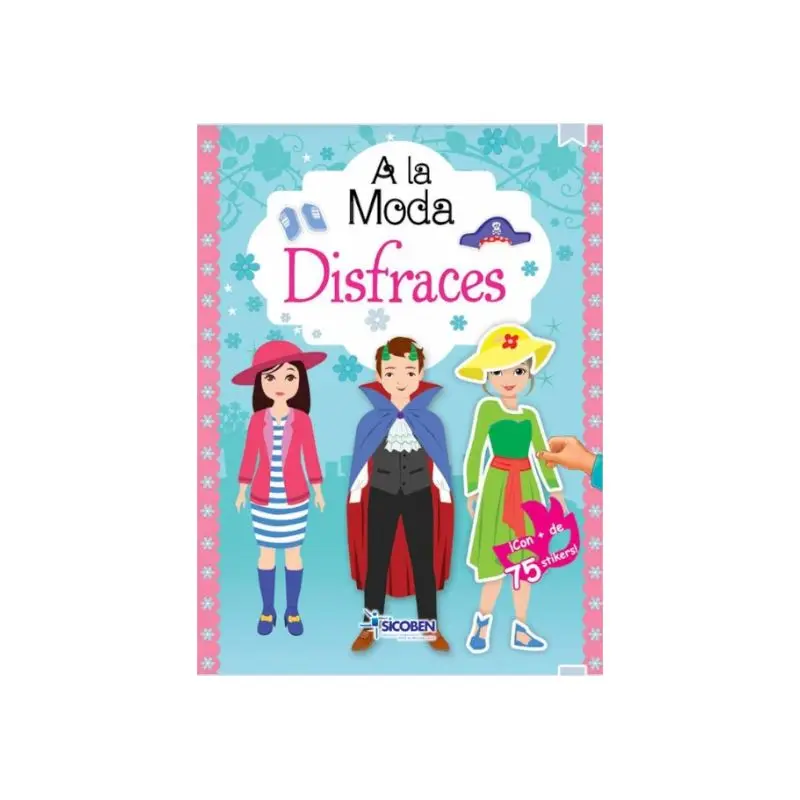 Libro De Actividades Moda/Vestimenta/Disfraces Con Stickers 32 Pag