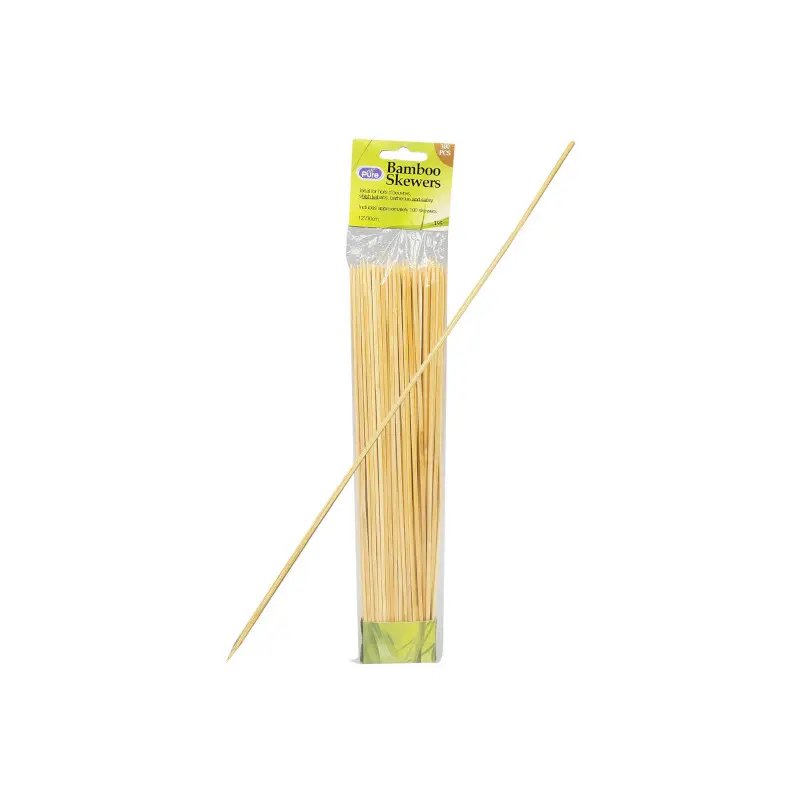 Palillos Bambu Paquete 100 Para Pinchos 21728