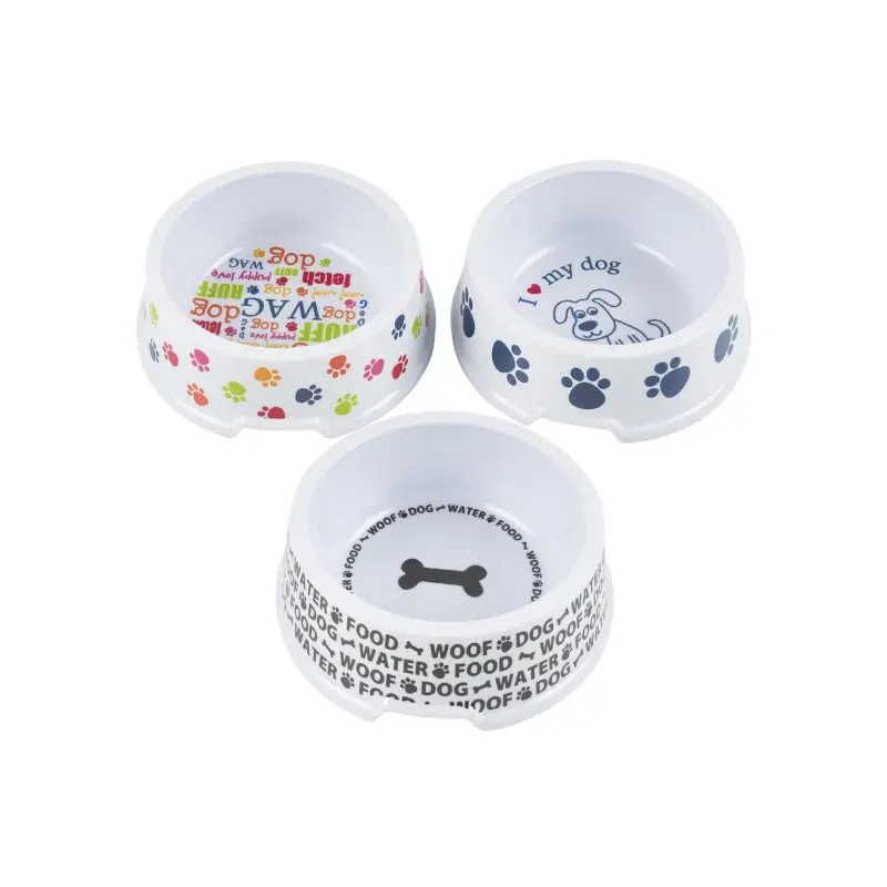 Plato Mascota 6.25  Plastico Surtido