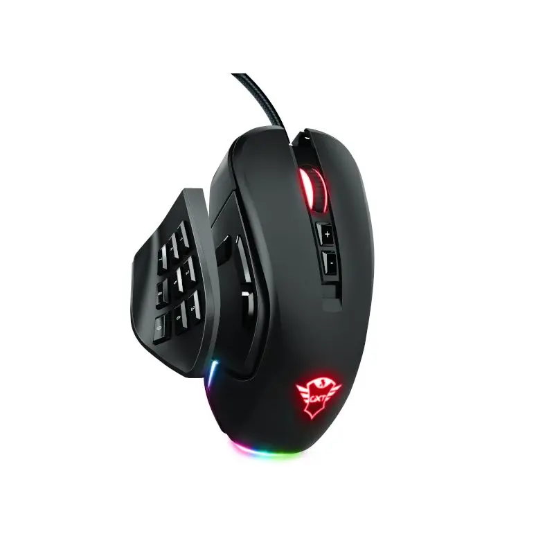 Mouse Trust Gaming Morfix Usb Negro Rgb Gxt 970 Dpi 200-10000