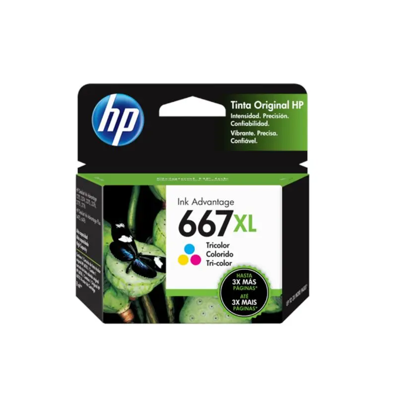 Tinta Hp 667xl Tricolor Advantage 1275/2375/2775