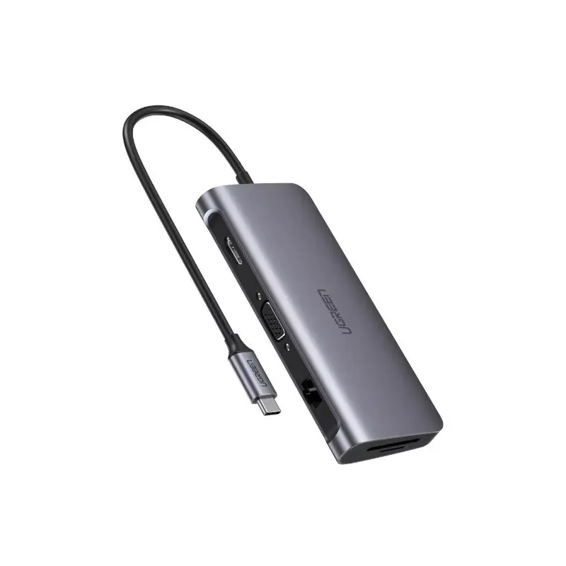 Hub Usb-C 9 Puertos Cm179 Gris Ugreen