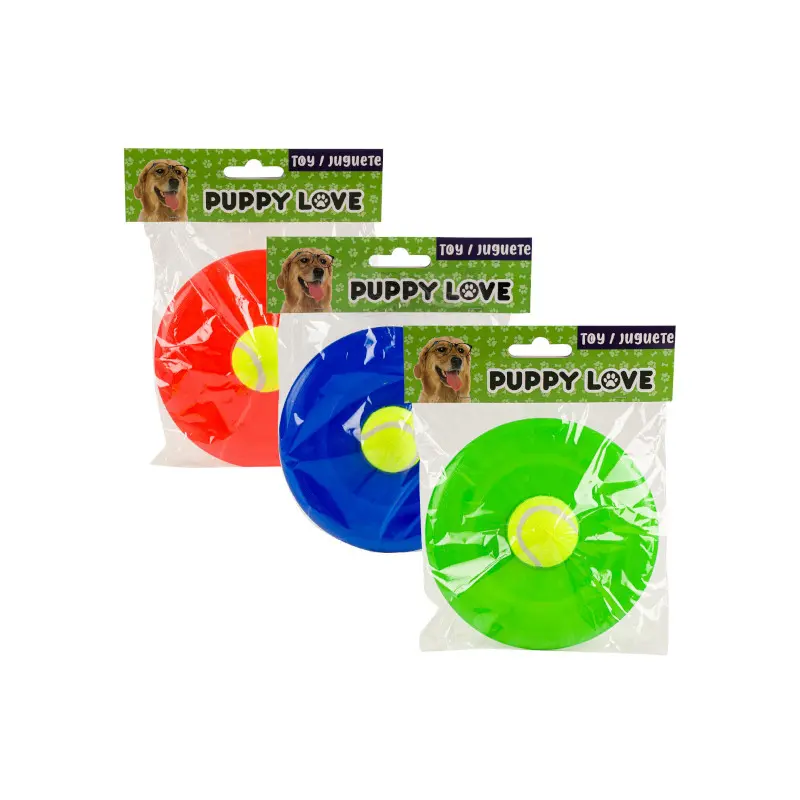 Juguete Perro Frisbee Con Pelota Tennis