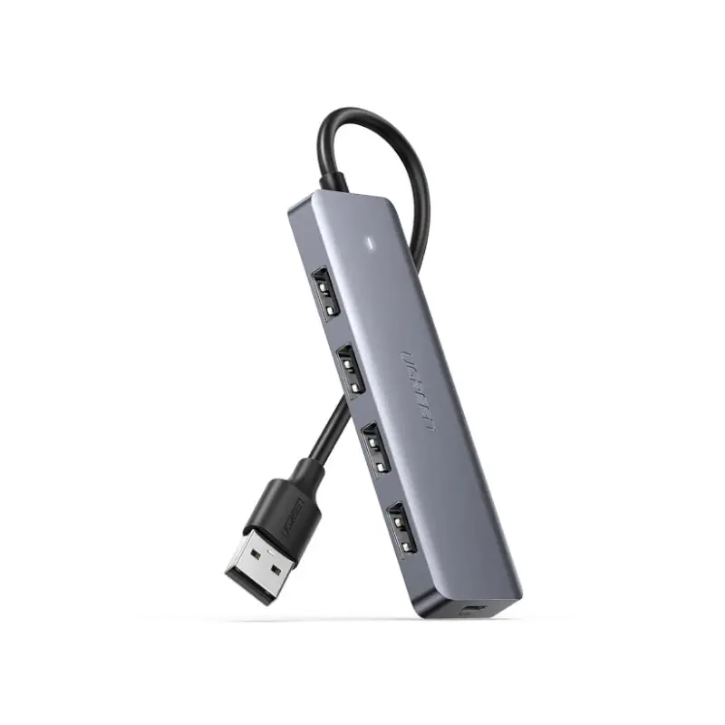 Hub Usb 3.0 4 Puertos Negro Cm219 Ugreen