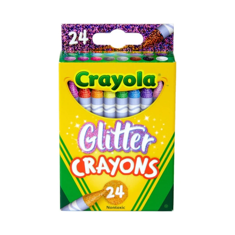 Crayon Pqt24 Crayola Glitter