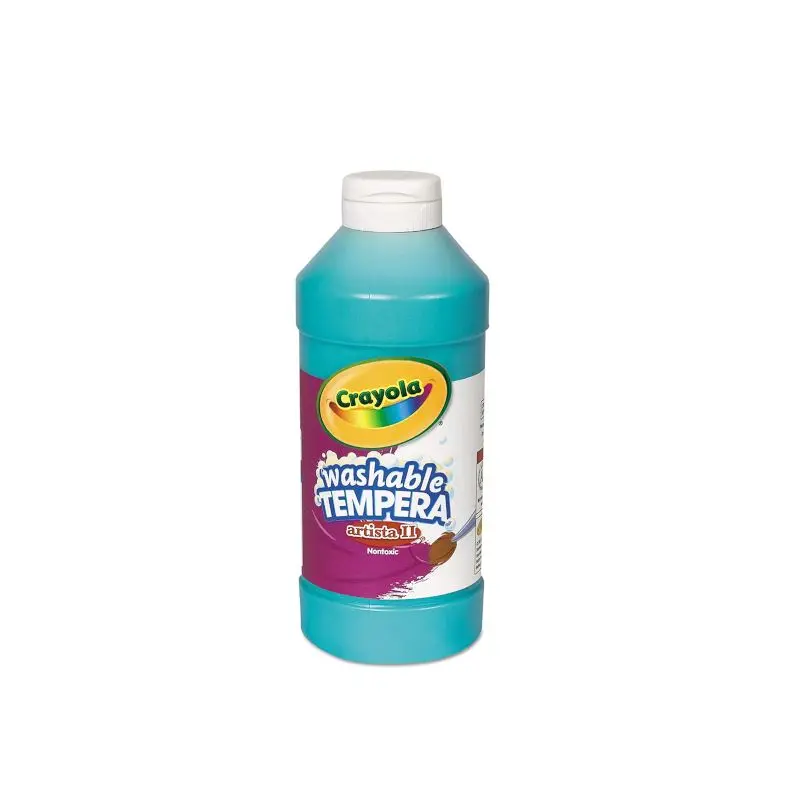 Tempera Crayola 16Oz Turqueza Lavable Artista II
