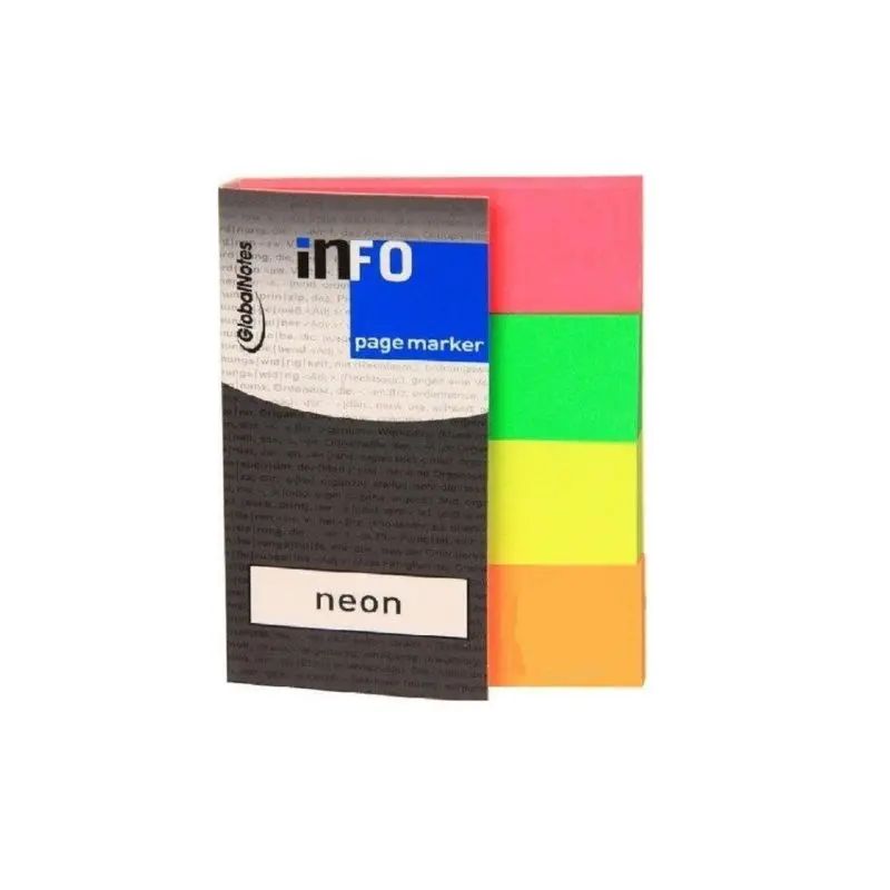 Nota Adhesiva Infonote Bandera 4Col Neon 5670-89