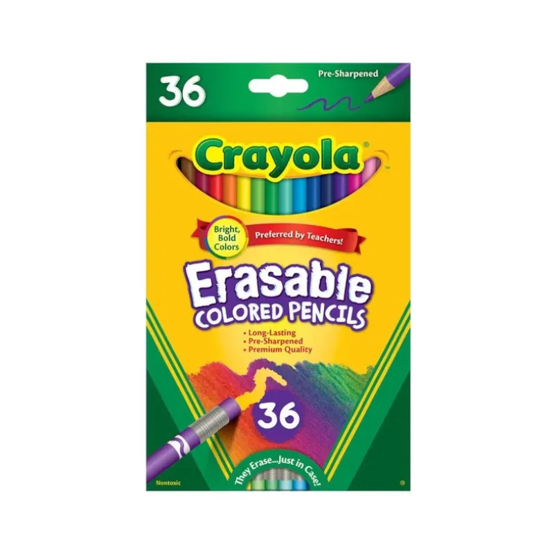 Lapiz De Color C/Bor Largo Pqt36 Crayola