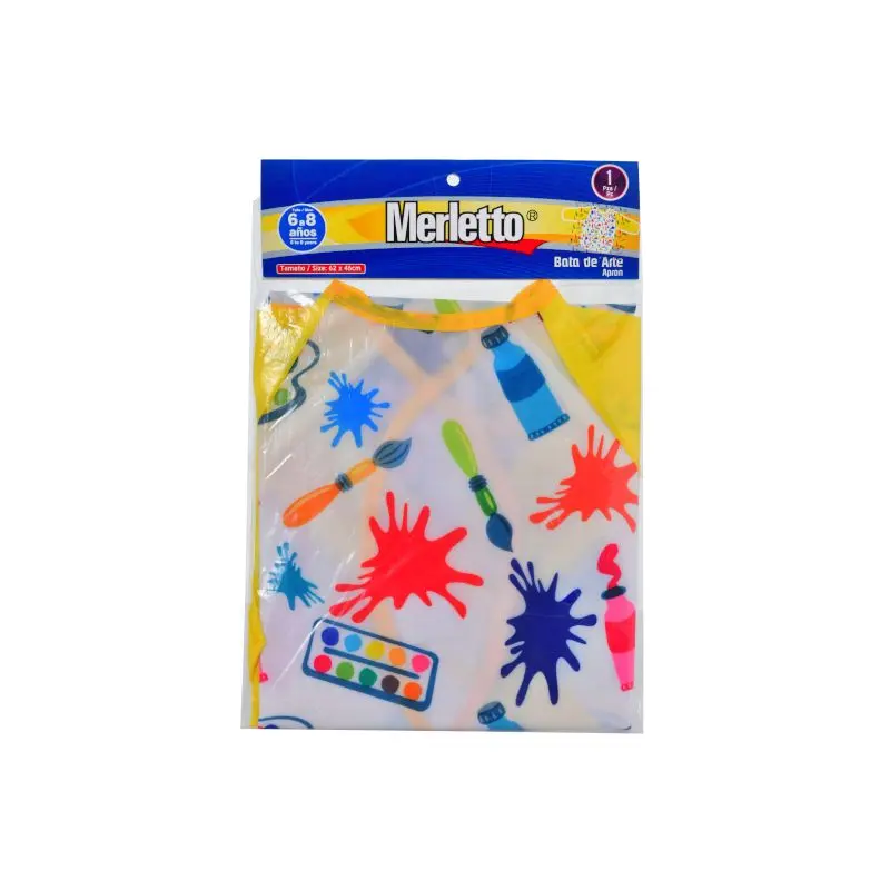 Mandil Merletto Talla 6-8 Años Con Manga