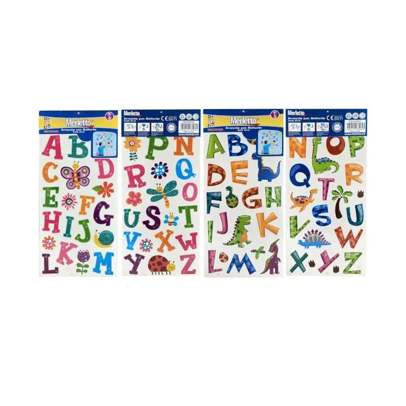 Calcomania Para Habitacion Abc Merletto