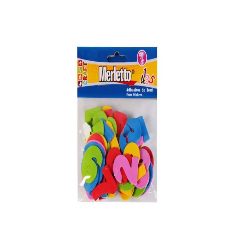 Foamy Adhesivo Numeros Merletto 2720